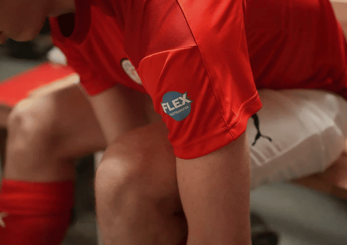 Club clothing with durable print