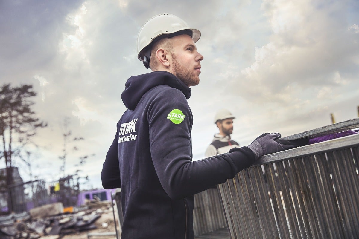 Workwear with transfer