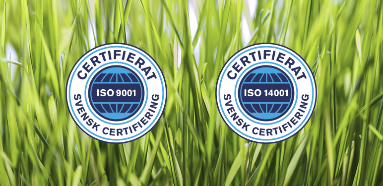 We are now ISO Certified!