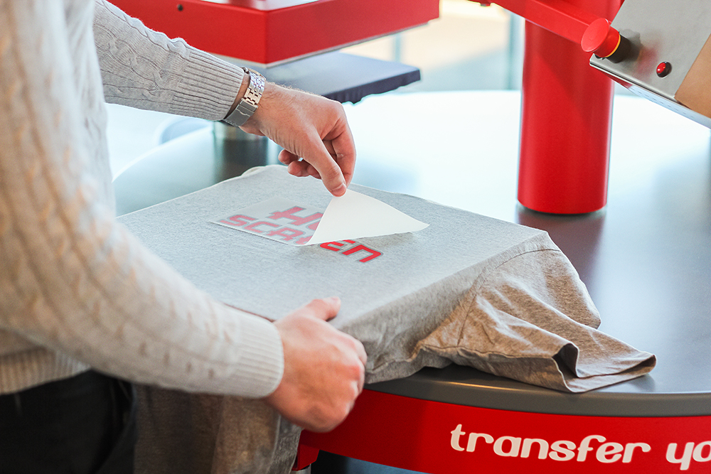 Påvärmning transferpress