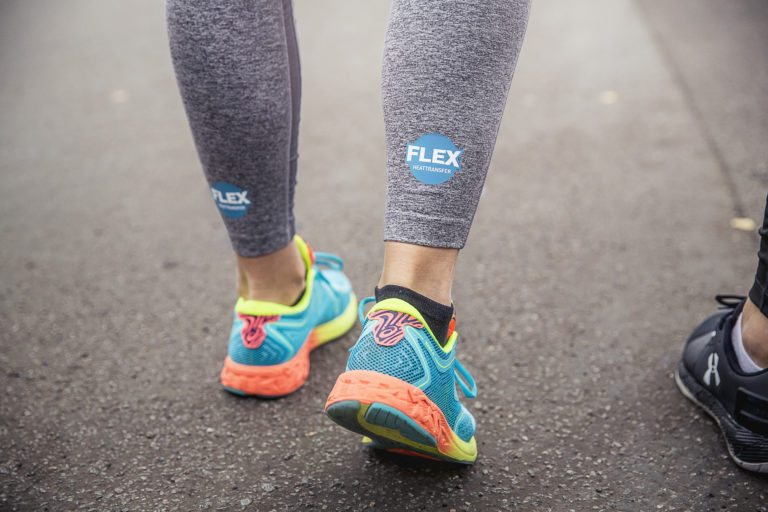 Club clothing with prints - print on leg